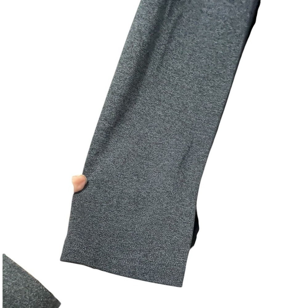 Herman Geist Womens Large Charcoal Gray Single Button V-Neck Cardigan Sweater - Picture 4 of 8